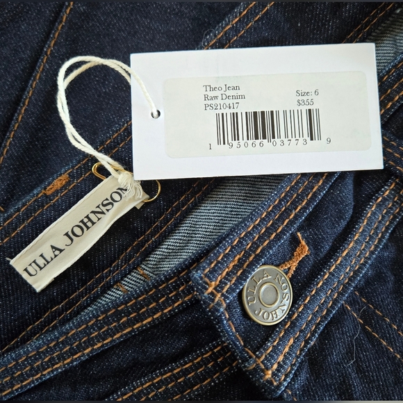 Ulla Johnson | Theo Jeans in raw denim, size 6 - Picture 3 of 7